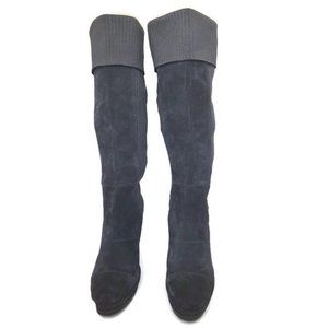 Fergie Citizen Grey Suede Tall Boot Size 8